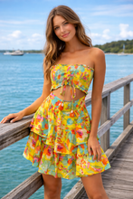 Load image into Gallery viewer, Paradise Strapless Mini Dress