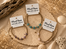 Load image into Gallery viewer, Hemp Beads Anklet