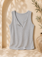 Load image into Gallery viewer, Bamboo Plant Henley Tank