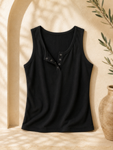 Load image into Gallery viewer, Bamboo Plant Henley Tank