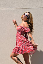 Load image into Gallery viewer, Woven Red Floral Dress