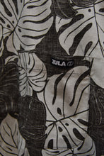 Load image into Gallery viewer, Zula Black Palm Tree Button Up