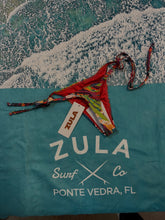 Load image into Gallery viewer, Zula Tropical skimpy tie side Bikini