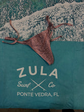 Load image into Gallery viewer, Zula Snake Print Skimpy Tie Bikini Bottom