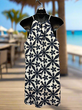 Load image into Gallery viewer, Navy Star Dress