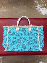 Load image into Gallery viewer, Blue Turtle Beach Bag