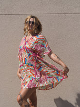 Load image into Gallery viewer, Tropical Day Cover Up Dress