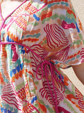 Load image into Gallery viewer, Tropical Day Cover Up Dress