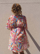 Load image into Gallery viewer, Tropical Day Cover Up Dress