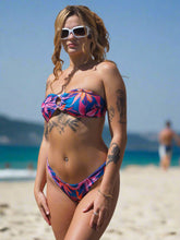 Load image into Gallery viewer, Blue Orchid Bandeau Top