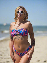 Load image into Gallery viewer, Blue Orchid Bandeau Top