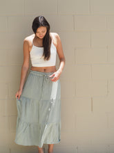 Load image into Gallery viewer, Solid Boho Long Skirt with Pockets