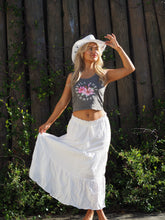 Load image into Gallery viewer, Solid Boho Long Skirt with Pockets