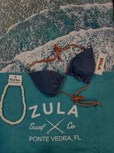 Load image into Gallery viewer, Zula solid reversible triangle bikini top