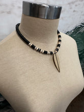 Load image into Gallery viewer, Coco Bead Wood Surfboard Necklace