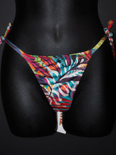 Load image into Gallery viewer, Zula Tropical skimpy tie side Bikini