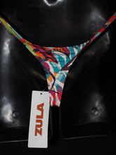 Load image into Gallery viewer, Zula Tropical skimpy tie side Bikini