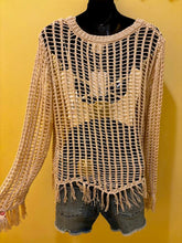 Load image into Gallery viewer, Carnation Crochet Cover Up
