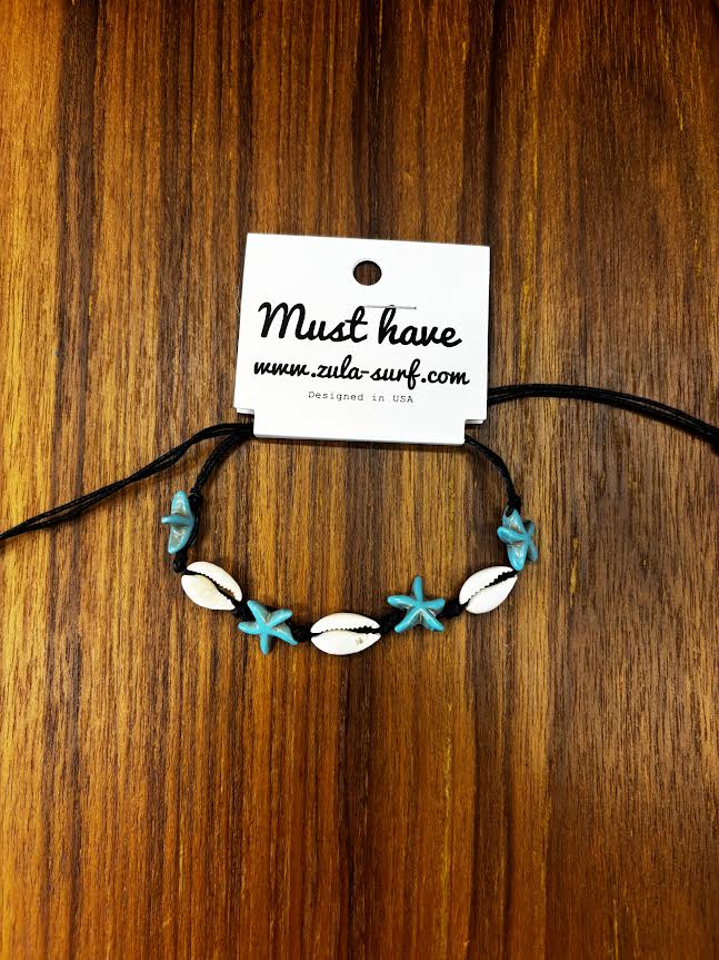 Blue Starfish Bracelet