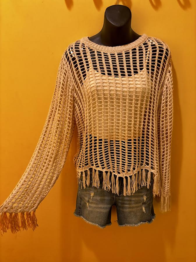 Carnation Crochet Cover Up