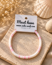 Load image into Gallery viewer, Pink &amp; White Anklet
