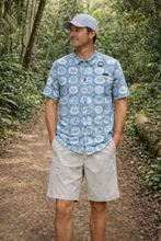 Load image into Gallery viewer, Patterned UPF 50 Button Down Shirt
