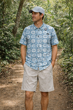 Load image into Gallery viewer, Patterned UPF 50 Button Down Shirt
