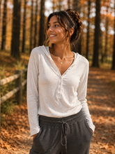 Load image into Gallery viewer, Bamboo Blend Henley
