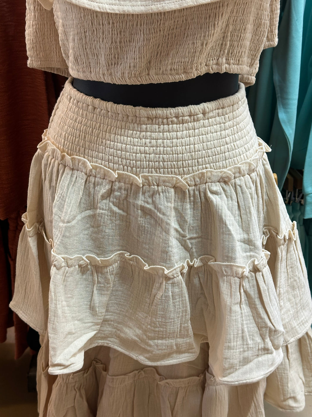 Gauze Mini skirt