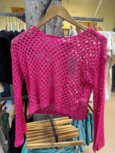Load image into Gallery viewer, Cover Up Paradise Crochet Top

