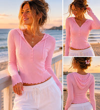 Load image into Gallery viewer, Bamboo Blend Henley
