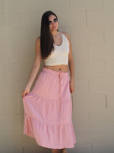 Load image into Gallery viewer, Solid Boho Long Skirt with Pockets
