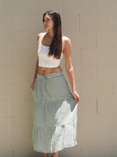 Load image into Gallery viewer, Solid Boho Long Skirt with Pockets
