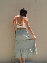 Load image into Gallery viewer, Solid Stretch Ribbed Tank Top with Crossed Back
