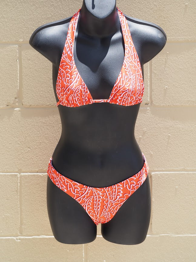 Red Velvet Halter Top