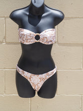 Load image into Gallery viewer, White Lotus Full  Bikini Bottom
