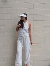 Load image into Gallery viewer, Pinstripe Linen Pants
