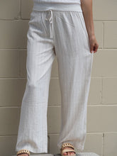 Load image into Gallery viewer, Pinstripe Linen Pants
