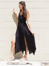 Load image into Gallery viewer, V-Neck Shark Bite Dress
