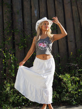 Load image into Gallery viewer, Solid Boho Long Skirt with Pockets
