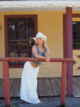 Load image into Gallery viewer, Solid Boho Long Skirt with Pockets
