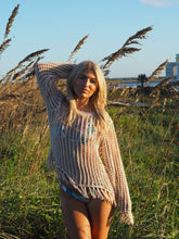 Load image into Gallery viewer, Carnation Crochet Cover Up
