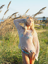 Load image into Gallery viewer, Carnation Crochet Cover Up
