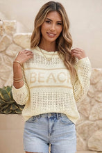 Load image into Gallery viewer, Beach Knit Pullover – Lightweight Coastal Sweater
