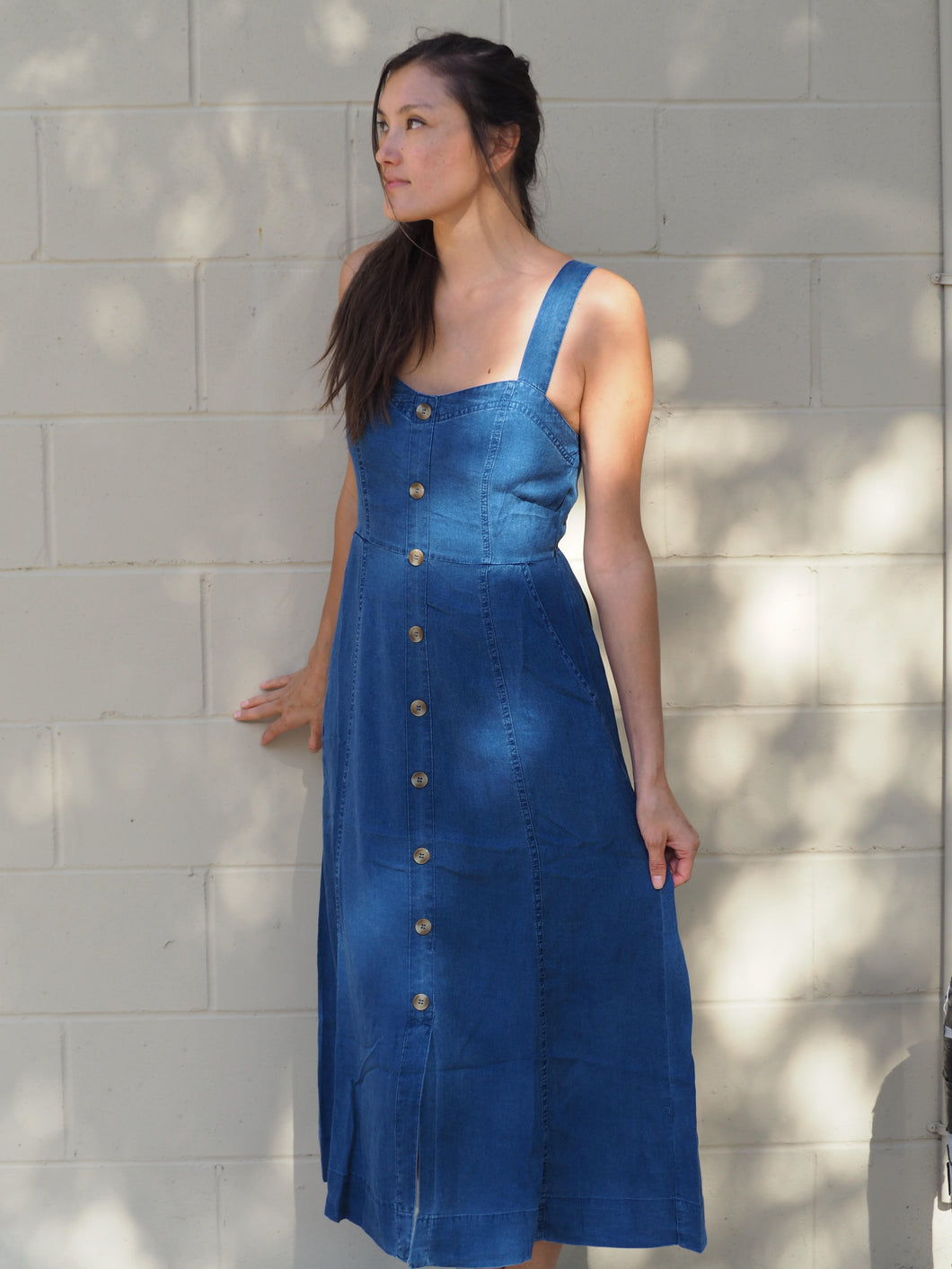 Denim Maxi Dress