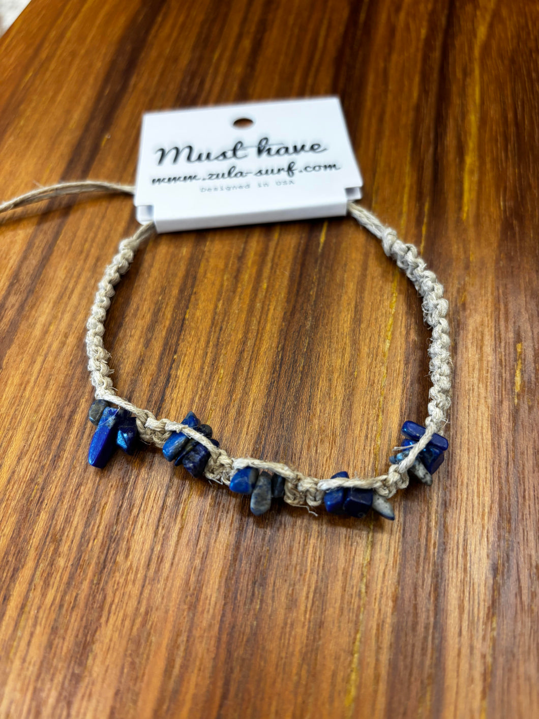 Hemp Beads Anklet